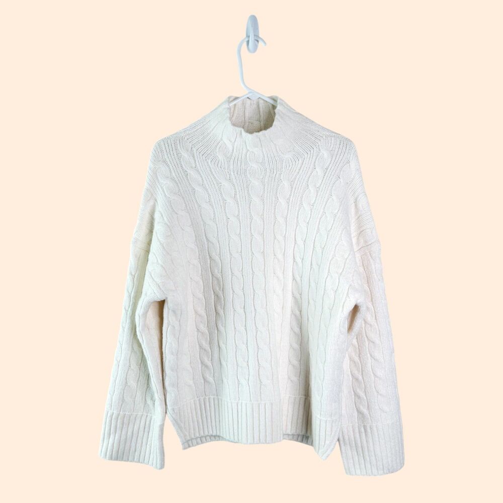 Abercrombie Fitch Cable Mock Sweater